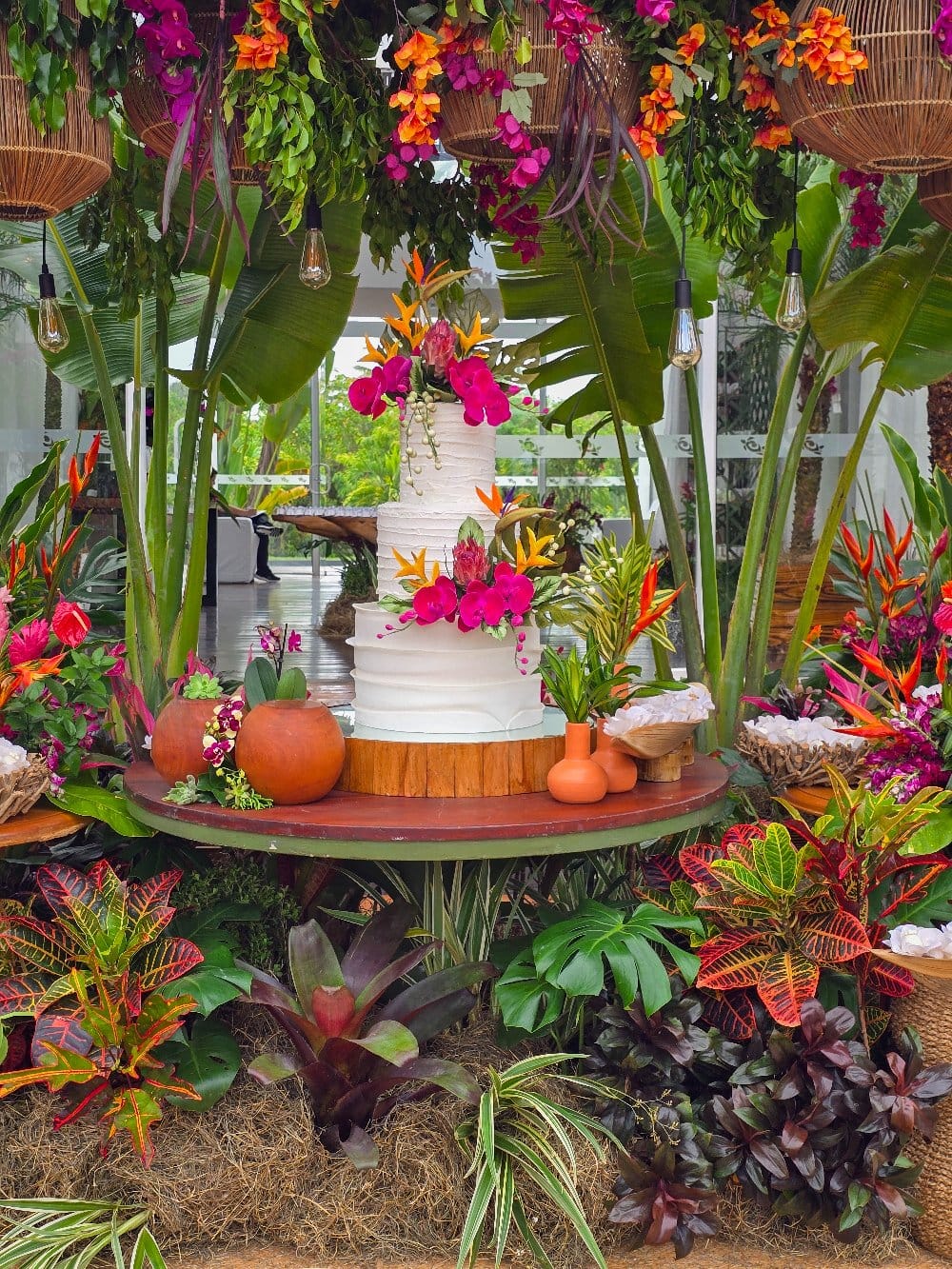 Bolo com Bougainvilles — Salvador, BA